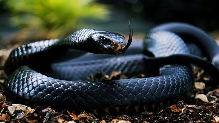Nằm mơ thấy rắn đen ám chỉ gặp một tình huống khó khăn